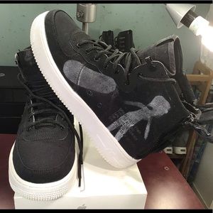 Nike SF Air Force 1 Mid Black AnthraciteWhite (GS)